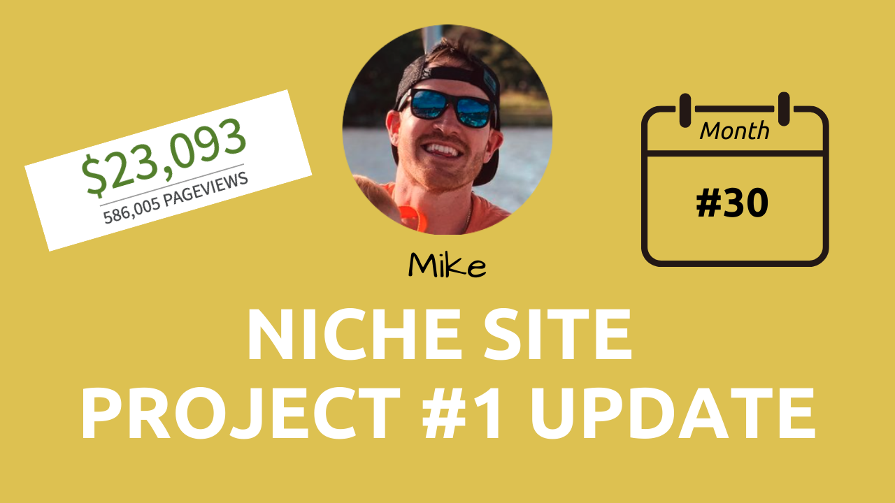 month 29 mike niche site project update