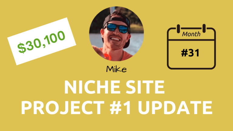 month 31 mike niche site project update