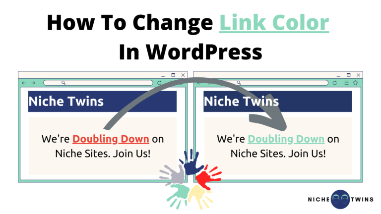 How to change link color in WordPress