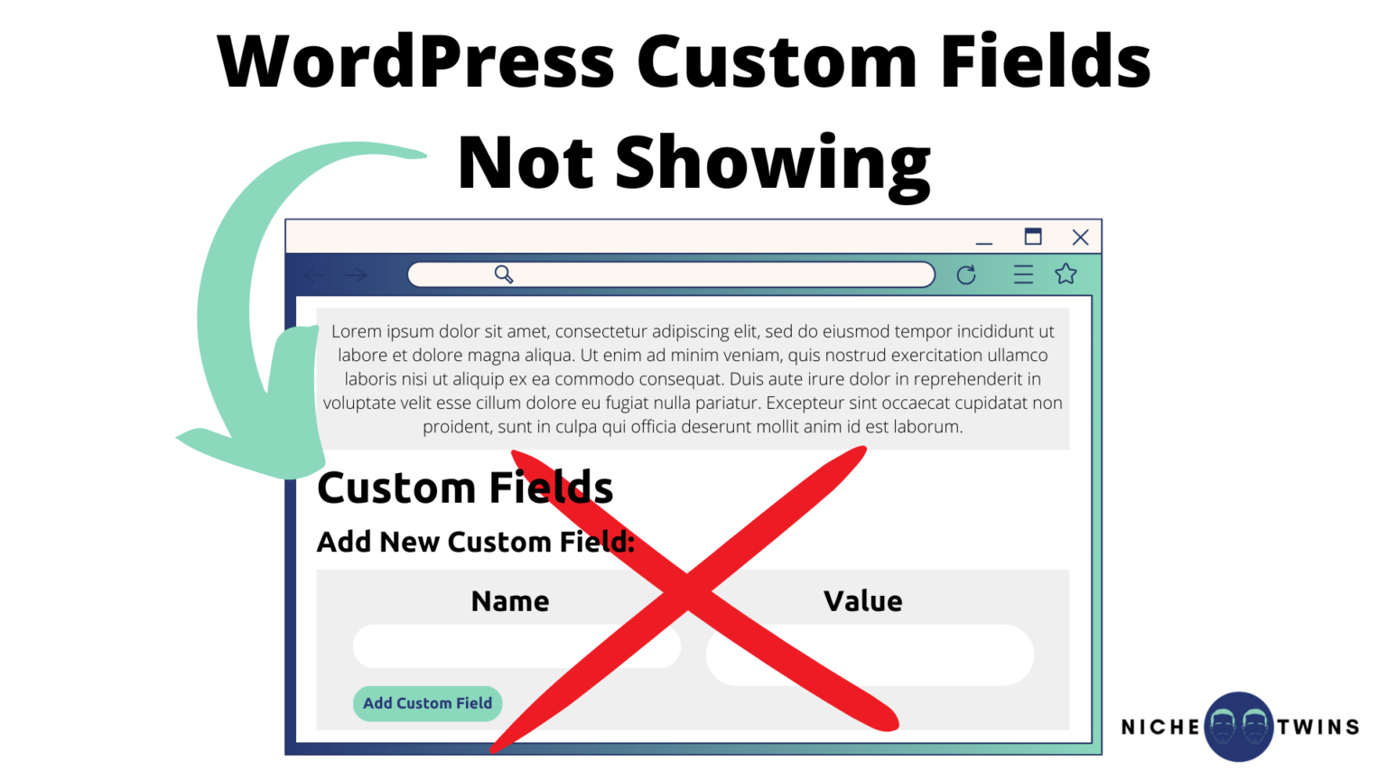 wordpress-custom-fields-not-showing-2-solutions-niche-twins