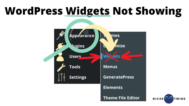 WordPress widgets not showing