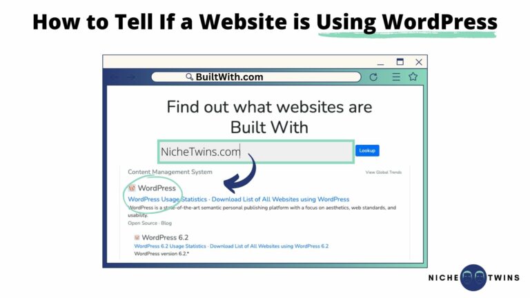 How to tell if a website is using wordpress