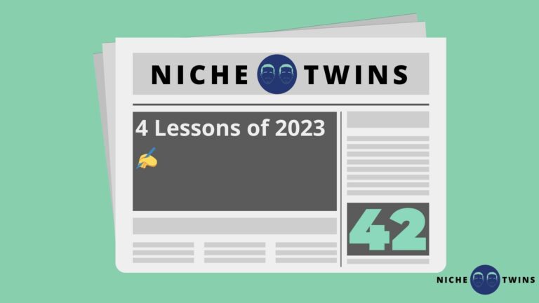 4 lessons of 2023